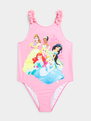 Jet Younger Girls Pink Princesses One Piece