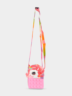 Poppet Unicorn Pink Sling Bag