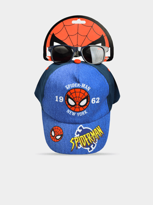 Spider-Man Blue Cap and Sunnies