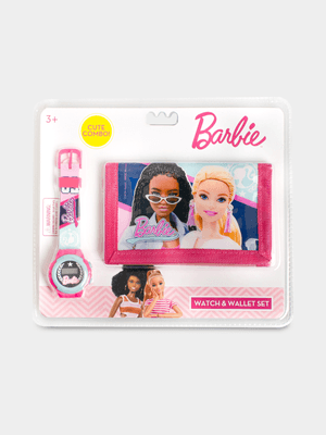 Barbie Pink Watch and Wallet Set