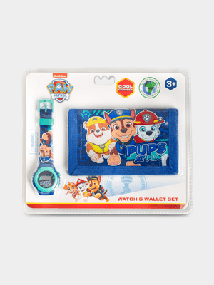 Paw Patrol Blue Watch and Wallet