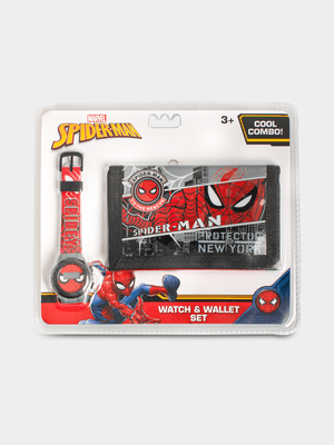 Spider-Man Red Watch and Wallet