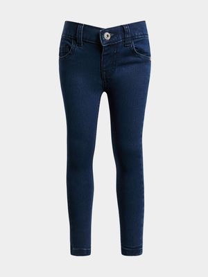 Older Girl's Dark Blue Skinny Jeans