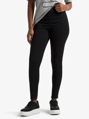 Jet Women's Regular Black Jeggings