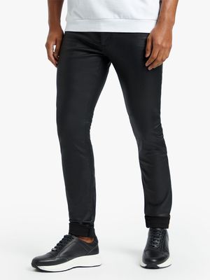 Fabiani Men's  Black Genoa Skinny