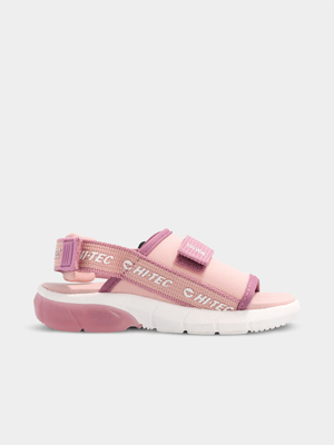 Junior Infant Hi-Tec Nurture Mule Pink Sandals