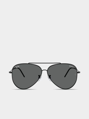 Ray-Ban Black Aviator Reverse Sunglasses