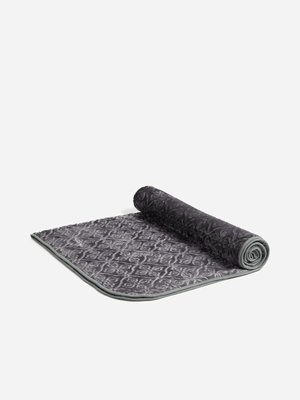 Jet Home Charcoal Embossed Fleece Blanket