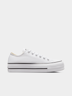 Converse Women's CTAS Platform Low White/Black Sneaker