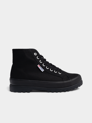 Male Superga 2341 Cotu Alpina Black Boot