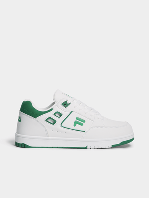 Junior Grade-School Fila Parker White/Green Sneakers