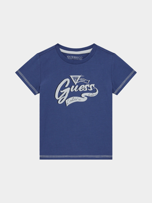 Younger Boys Guess Charcoal T-Shirt