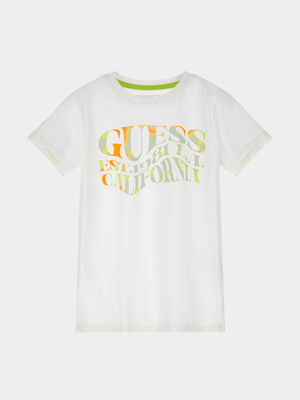 Junior Boys Guess Multi T-Shirt