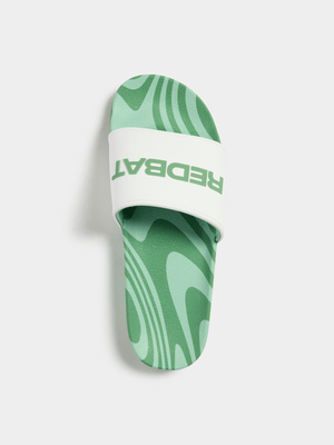 Redbat Women's Green/White Slide