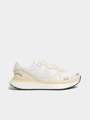 Nike Women's Phoenix Waffle Leather White/Sail Sneaker