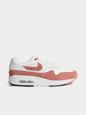 Nike Women's Air Max 1 White/Pink Sneaker