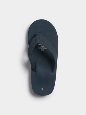 Jet Older Boys Navy Flip Flops