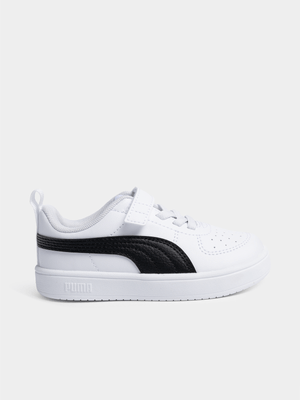 Toddlers Puma Rickie White/Black Sneaker