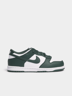 Nike Kids Dunk Low White/Green Sneaker