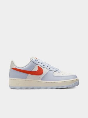 Nike Women's Air Force 1 '07 Grey/Coral Sneaker