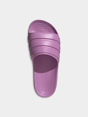 Womens adidas Adilette Flow Preloved Purple Slides