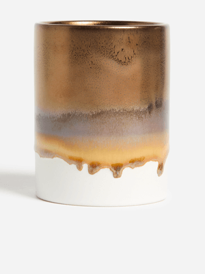 Jet Home Bronze/White Brushed Tumbler