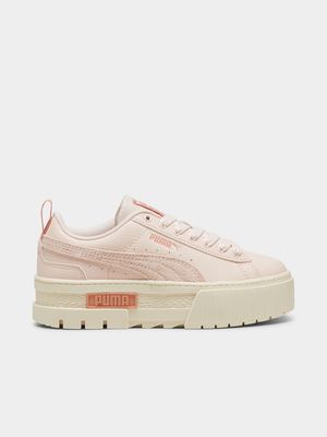 Puma Junior Mayze Peach/Cream Sneaker