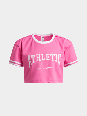 Jet Younger Girls Pink T-Shirt