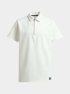 Jet Younger Boys White Golf Shirt