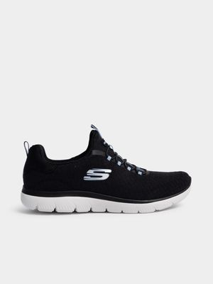 Women's Skechers Summits Black/White Sneaker