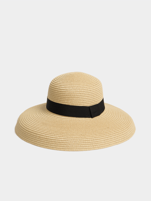 Jet Women's Natural Straw Hat