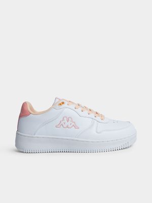 Women's Logo Maserta White/Pink Sneaker