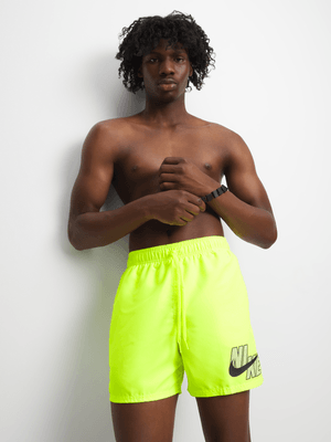 Nike Men's Logo Lime Volley Shorts