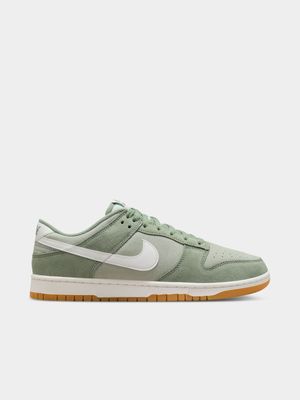 Nike Men's Dunk Low Retro Green/White/Silver Sneaker