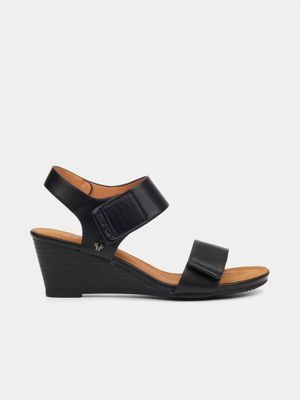 Women's  Butterfly Feet Black Shani7 Wedges