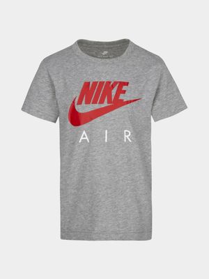 Boys Nike Toddler Futura Air Grey/Red Tee