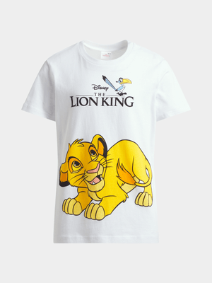 Jet Younger Girls White Lion King T-Shirt