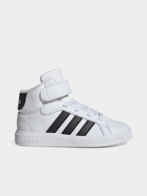 Junior Adidas Grand Court Mid White/Black Sneaker