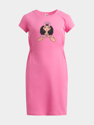 Jet Younger Girls Pink Dress