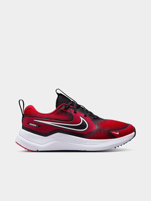 Junior Grade-School Nike Cosmic Runner Red/Black Running Shoes