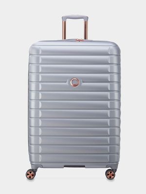 Delsey Shadow 5.0 82cm Silver 4Dw Trolley Case