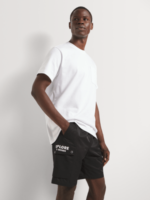 Men's Union-DNM Cargo Black Shorts