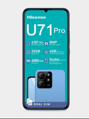 Hisense U71 Pro Dual Sim + 15GB - Telkom