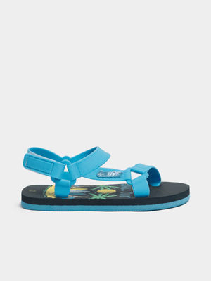 Jet Older Boys Blue/Navy Velcro Sandal