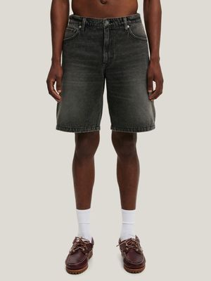 Men's Cotton On Black Baggy Denim Shorts