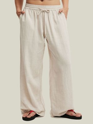 Women's Cotton On BEIGE Haven Wide Leg Pants