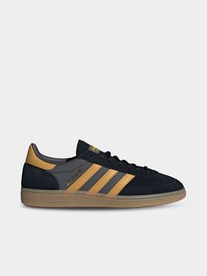 adidas Originals Men's Handball Spezial Black/Yellow Sneaker