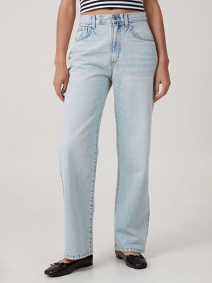 Women's Cotton On Blue Loose Straight Jeans