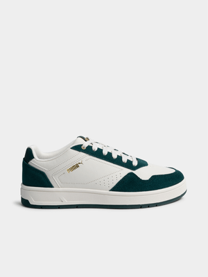 Mens Puma  Court Classic  SD Grey/Green Sneaker