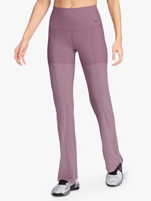 Womens Nike Dri-Fit Zeny Sheer Plum Dust Pants